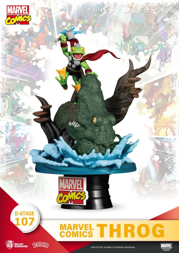 Marvel Comics D-Stage Throg Closed Box Version PVC Diorama 17 cm termékfotó