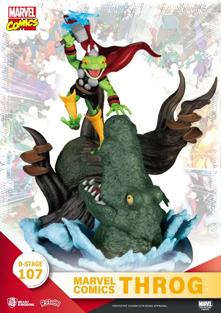 Marvel Comics D-Stage Throg Closed Box Version PVC Diorama 17 cm termékfotó