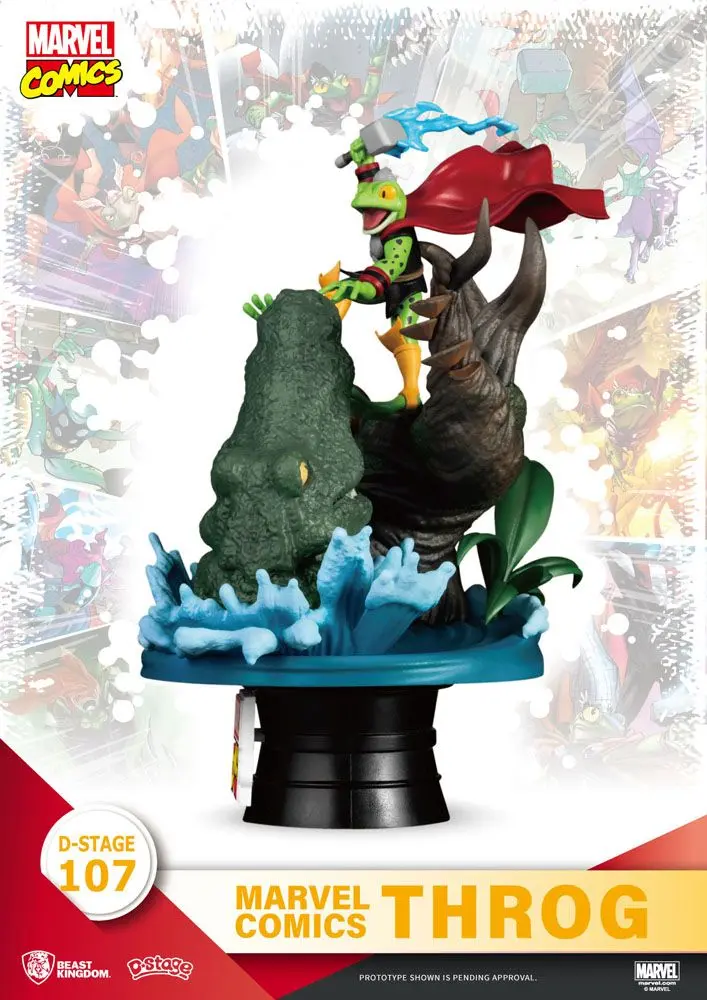 Marvel Comics D-Stage Throg Closed Box Version PVC Diorama 17 cm termékfotó
