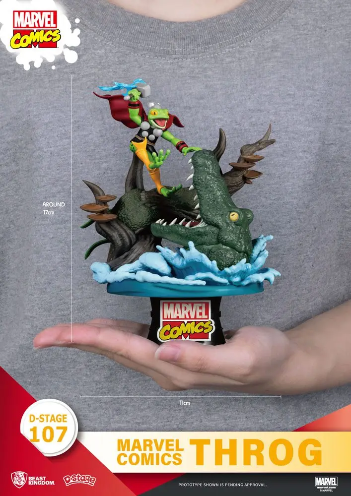 Marvel Comics D-Stage Throg Closed Box Version PVC Diorama 17 cm termékfotó