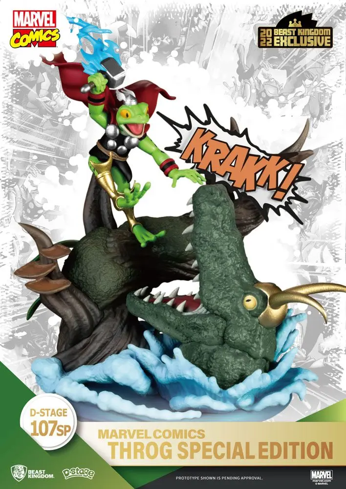 Marvel Comics D-Stage Throg PVC Diorama szobor figura 17 cm termékfotó