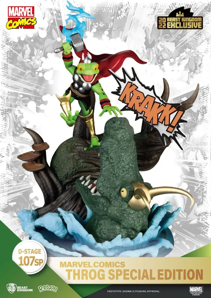 Marvel Comics D-Stage Throg PVC Diorama szobor figura 17 cm termékfotó