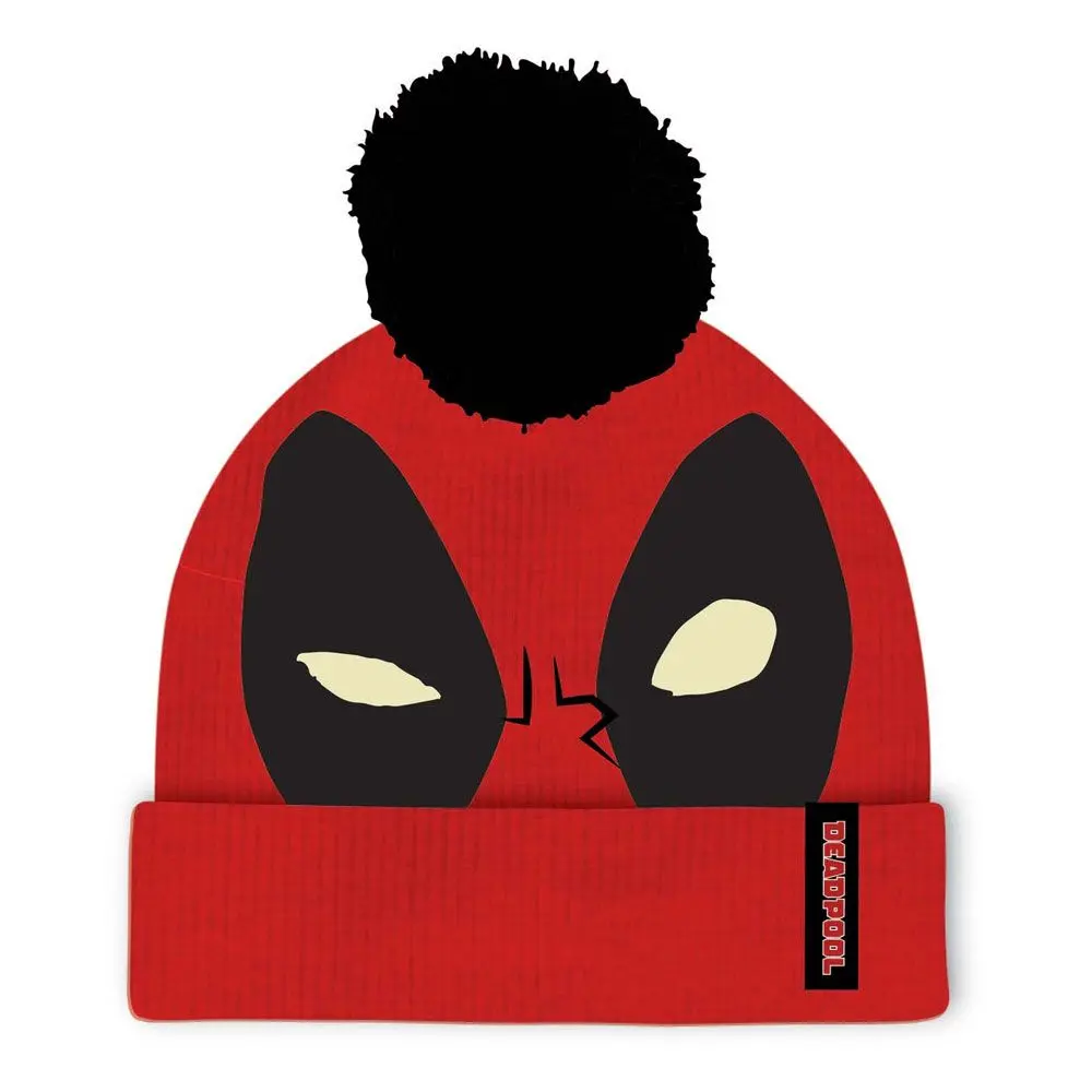 Marvel Comics Deadpool Face kötött sapka termékfotó