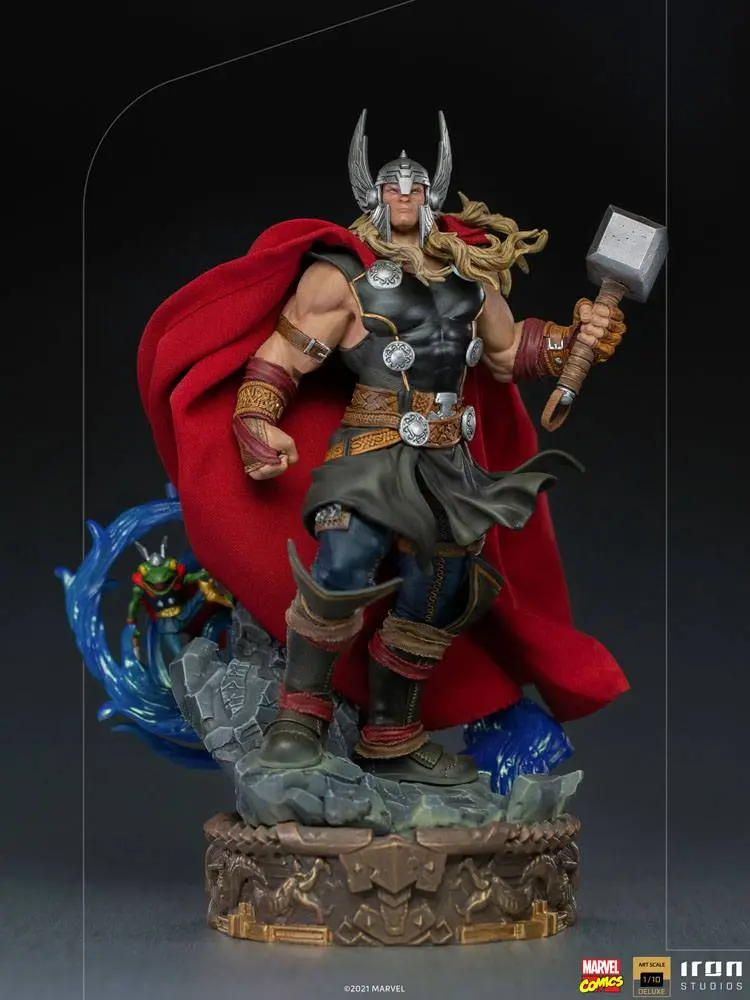 Marvel Comics Deluxe Art Scale 1/10 Thor Unleashed szobor figura 28 cm termékfotó