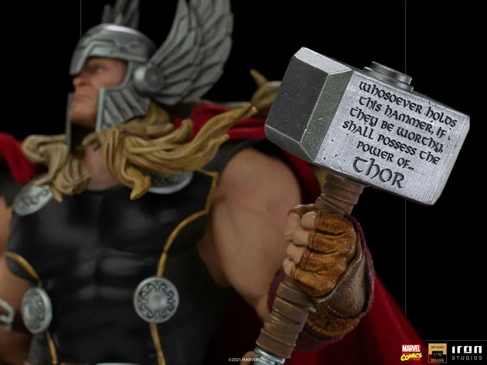 Marvel Comics Deluxe Art Scale 1/10 Thor Unleashed szobor figura 28 cm termékfotó