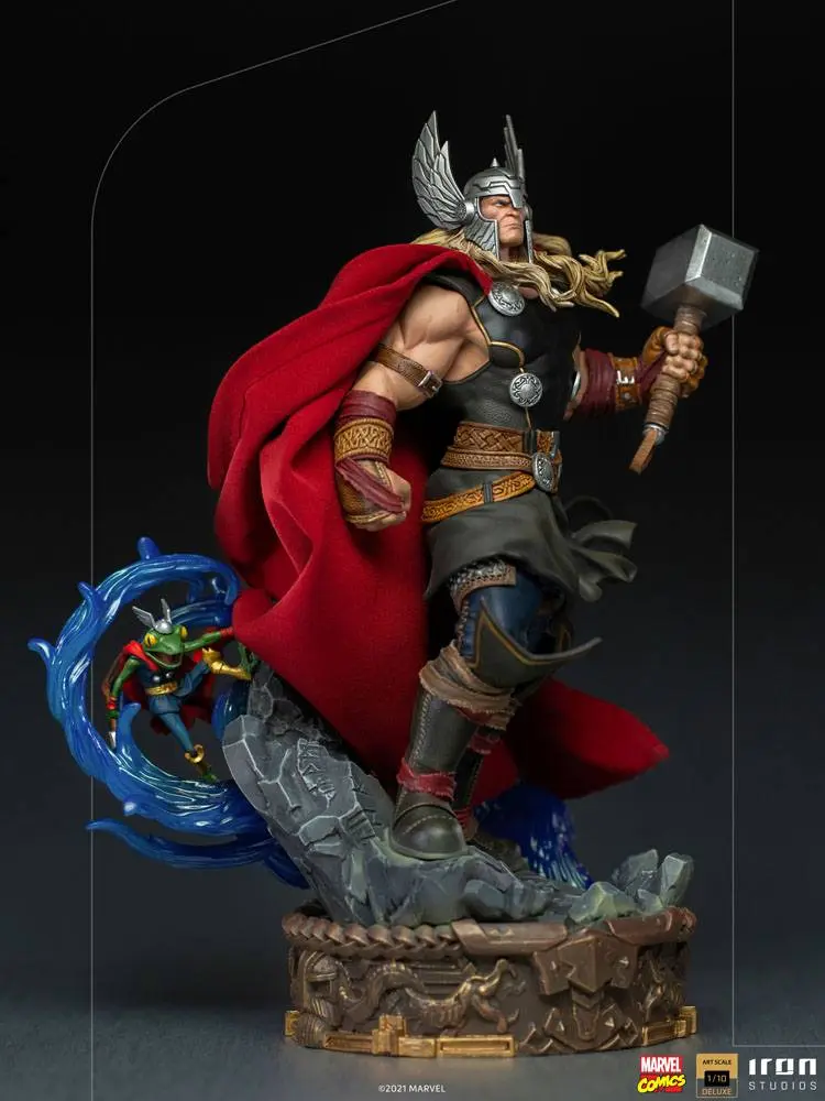 Marvel Comics Deluxe Art Scale 1/10 Thor Unleashed szobor figura 28 cm termékfotó