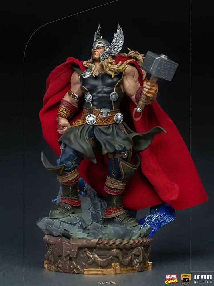 Marvel Comics Deluxe Art Scale 1/10 Thor Unleashed szobor figura 28 cm termékfotó