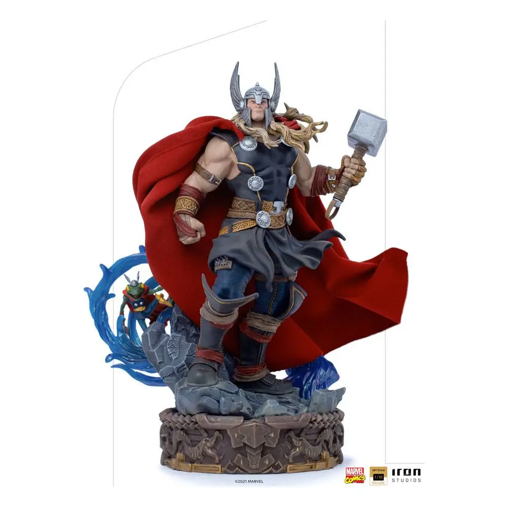 Marvel Comics Deluxe Art Scale 1/10 Thor Unleashed szobor figura 28 cm termékfotó