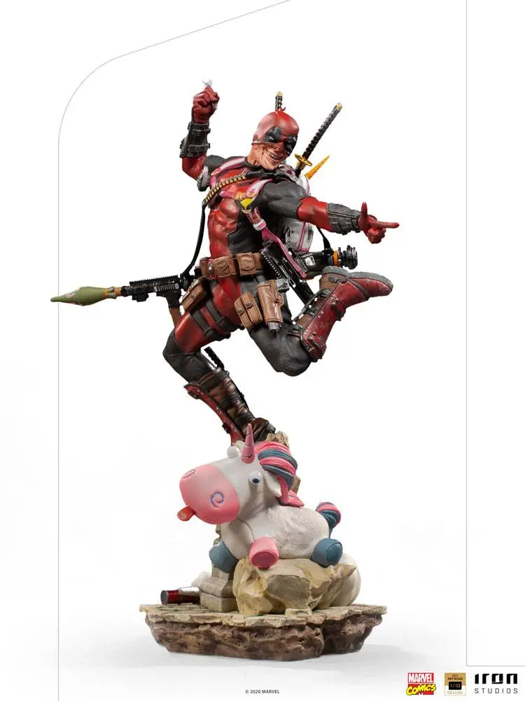 Marvel Comics Deluxe BDS Art Scale 1/10 Deadpool szobor figura 24 cm termékfotó