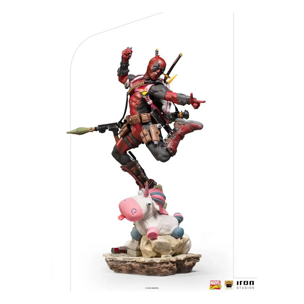 Marvel Comics Deluxe BDS Art Scale 1/10 Deadpool szobor figura 24 cm termékfotó