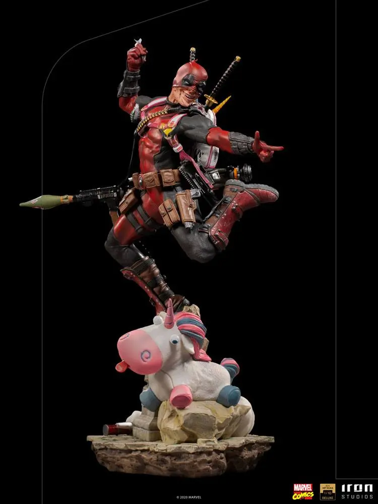 Marvel Comics Deluxe BDS Art Scale 1/10 Deadpool szobor figura 24 cm termékfotó