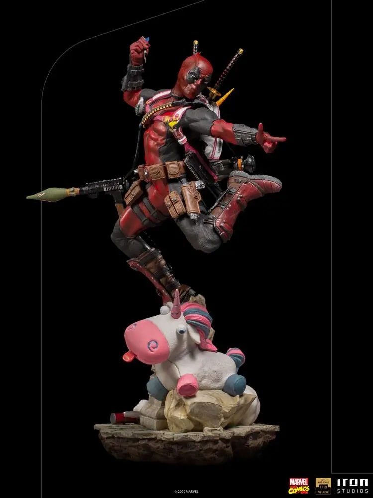 Marvel Comics Deluxe BDS Art Scale 1/10 Deadpool szobor figura 24 cm termékfotó
