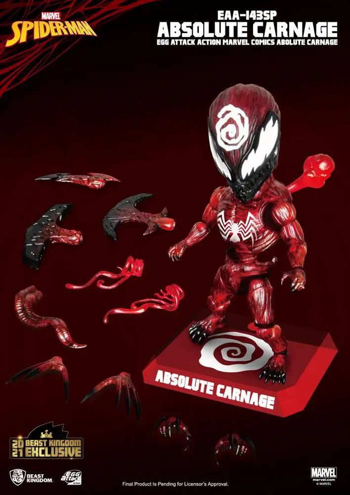 Marvel Comics Egg Attack Action Absolute Carnage BK Exkluzív akciófigura 16 cm termékfotó