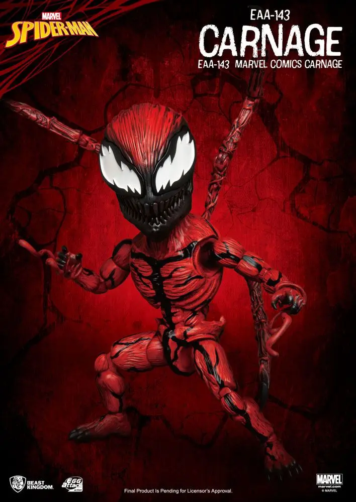 Marvel Comics Egg Attack Action Carnage akciófigura 17 cm termékfotó