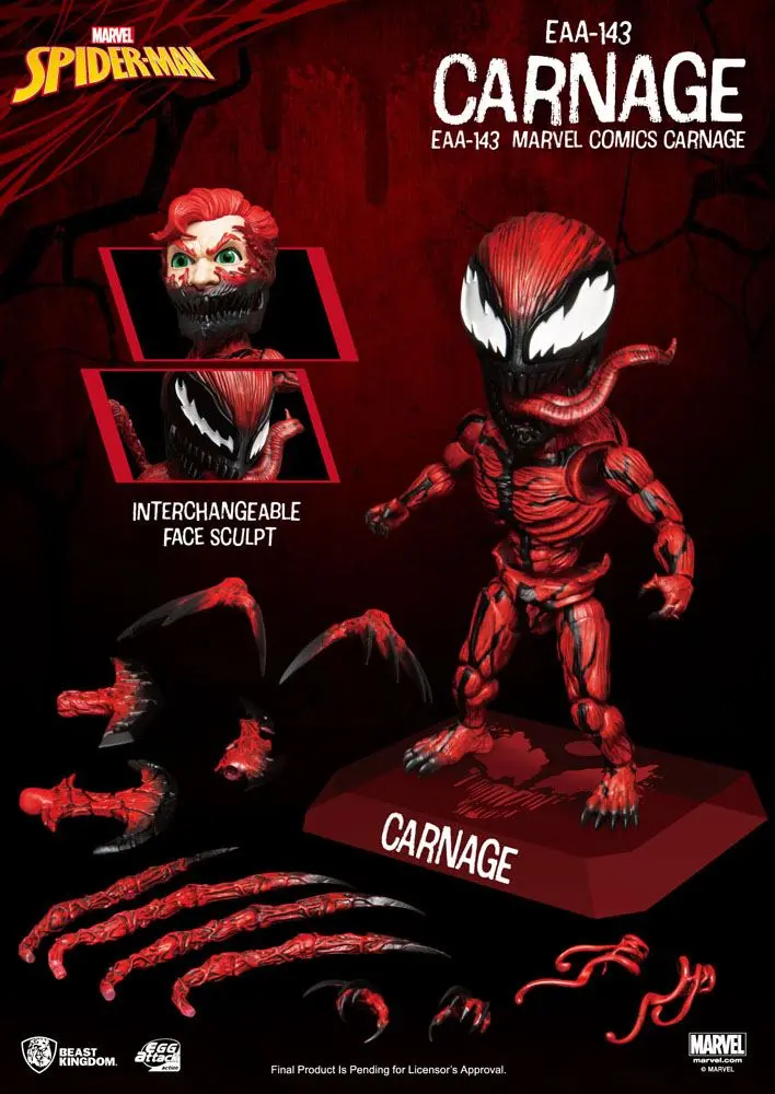 Marvel Comics Egg Attack Action Carnage akciófigura 17 cm termékfotó