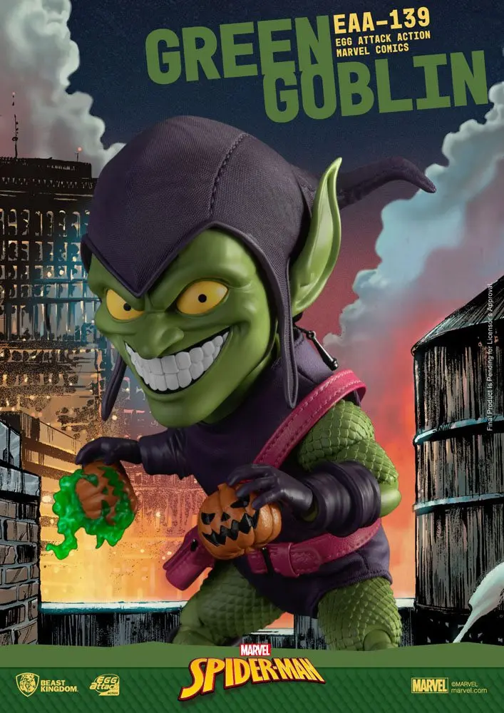 Marvel Comics Egg Attack Action Green Goblin akciófigura 17 cm termékfotó