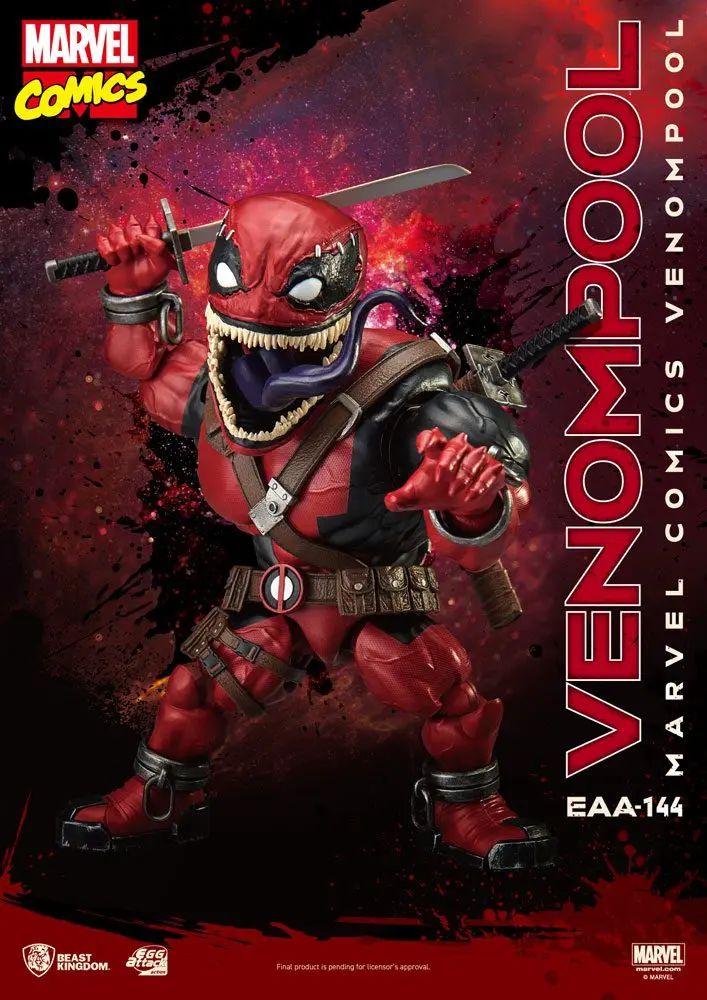 Marvel Comics Egg Attack Action Venompool akciófigura 21 cm termékfotó
