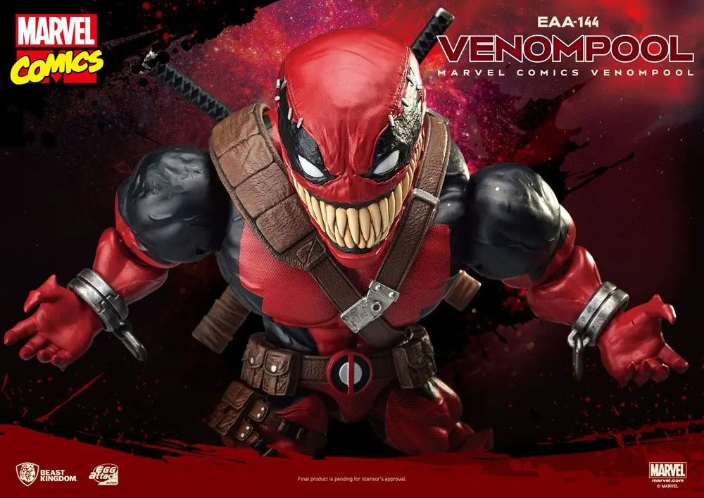 Marvel Comics Egg Attack Action Venompool akciófigura 21 cm termékfotó