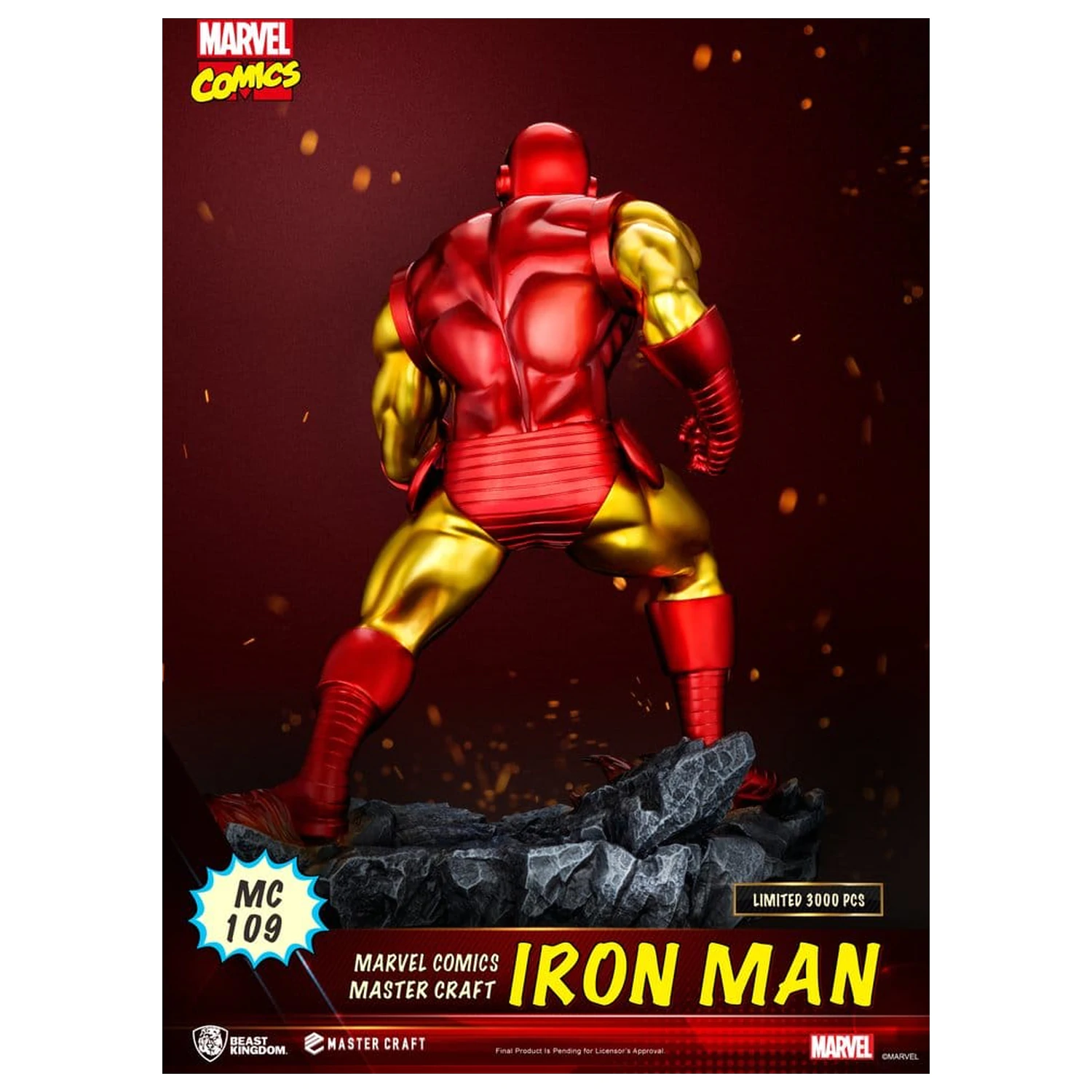 Marvel Comics Master Craft szobor figura Iron Man 29 cm termékfotó