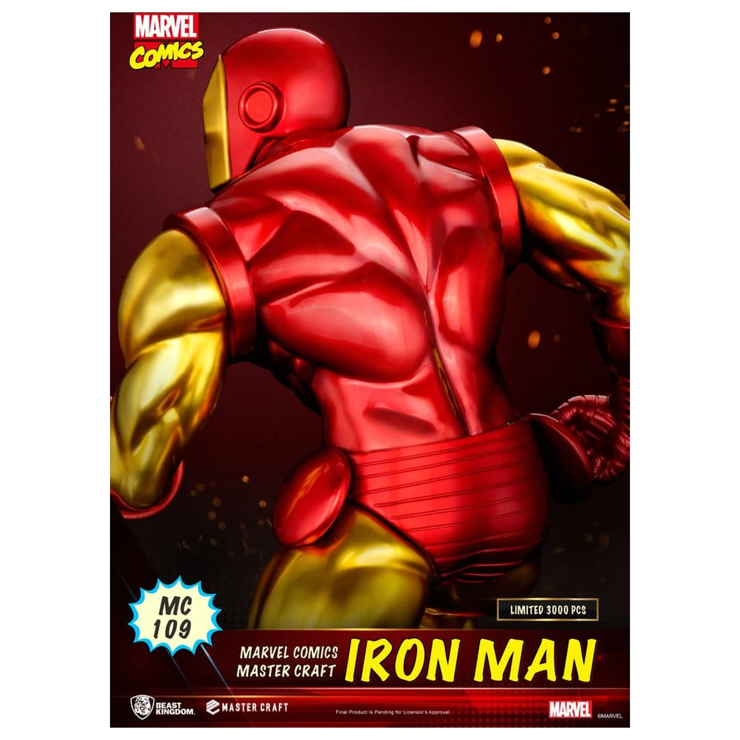 Marvel Comics Master Craft szobor figura Iron Man 29 cm termékfotó