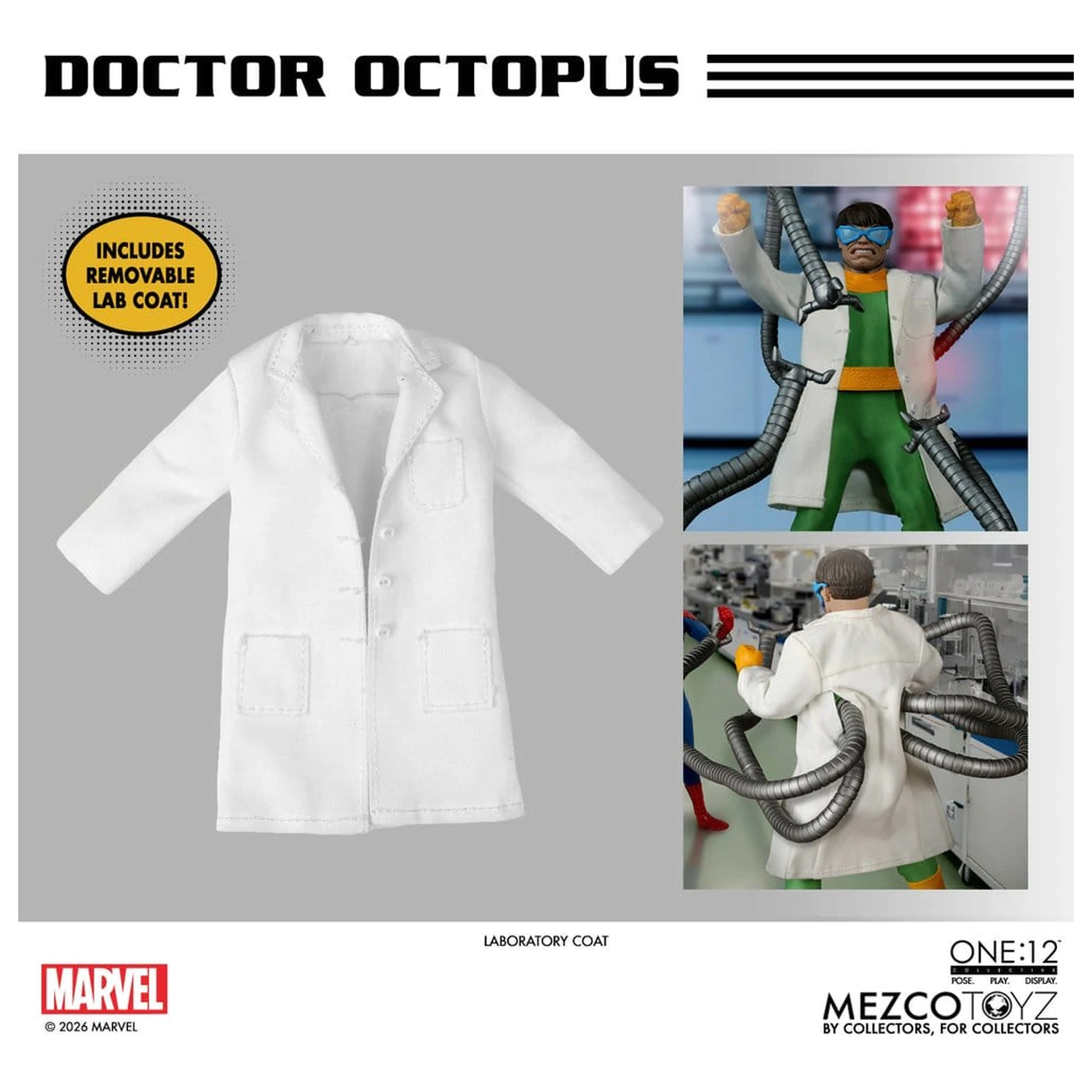 Marvel Comics One:12 Collective 1/12 Doctor Octopus akciófigura 16 cm termékfotó