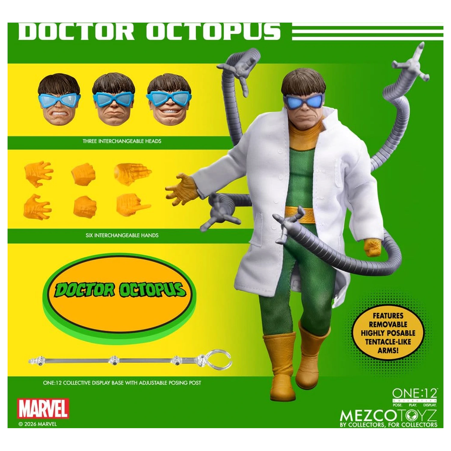 Marvel Comics One:12 Collective 1/12 Doctor Octopus akciófigura 16 cm termékfotó
