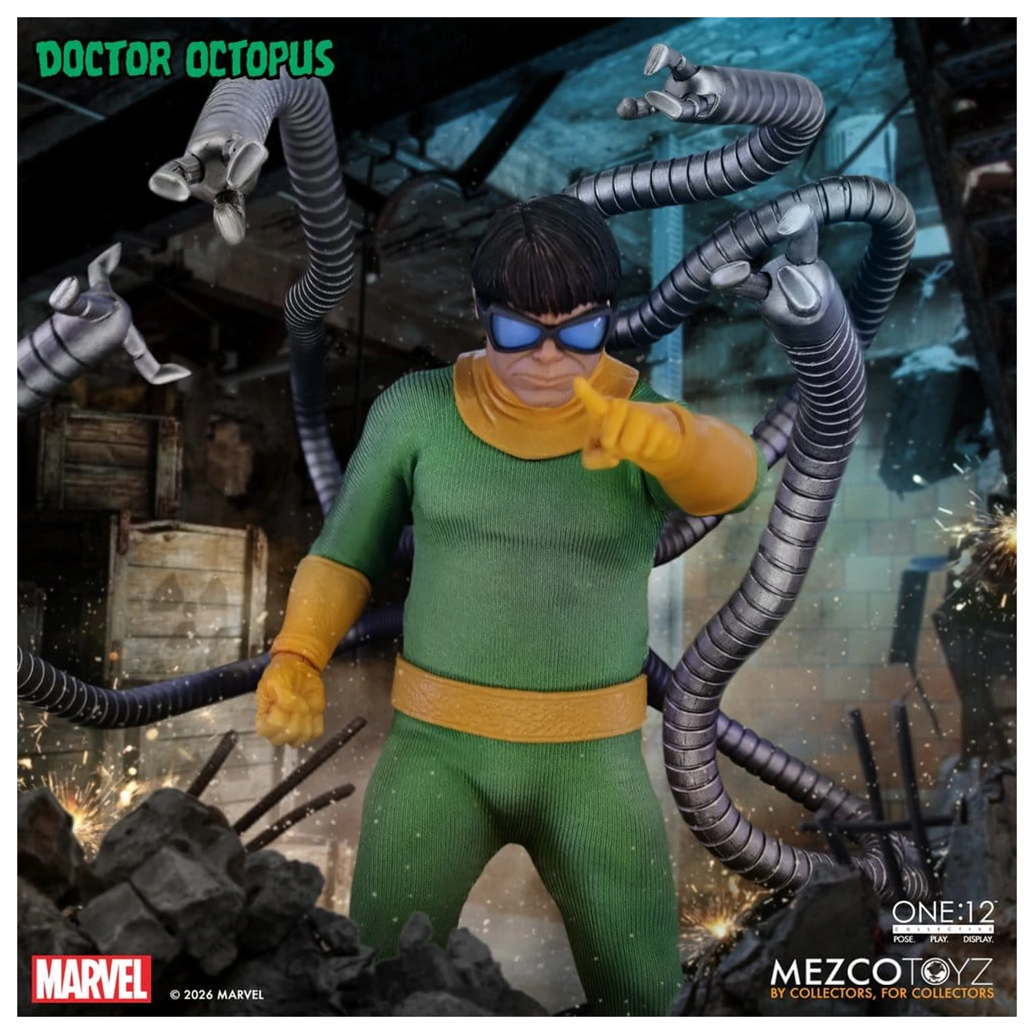 Marvel Comics One:12 Collective 1/12 Doctor Octopus akciófigura 16 cm termékfotó