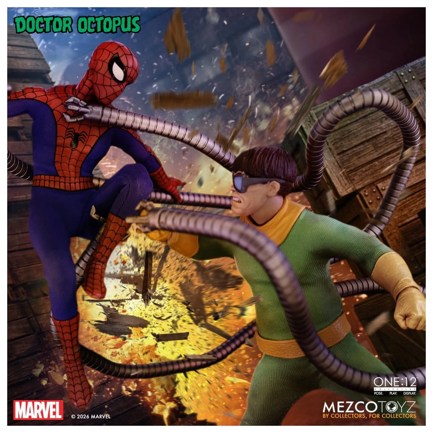 Marvel Comics One:12 Collective 1/12 Doctor Octopus akciófigura 16 cm termékfotó