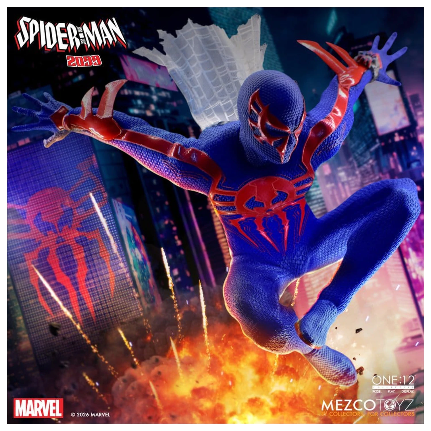 Marvel Comics One:12 Collective 1/12 Spider-Man 2099 akciófigura 17 cm termékfotó
