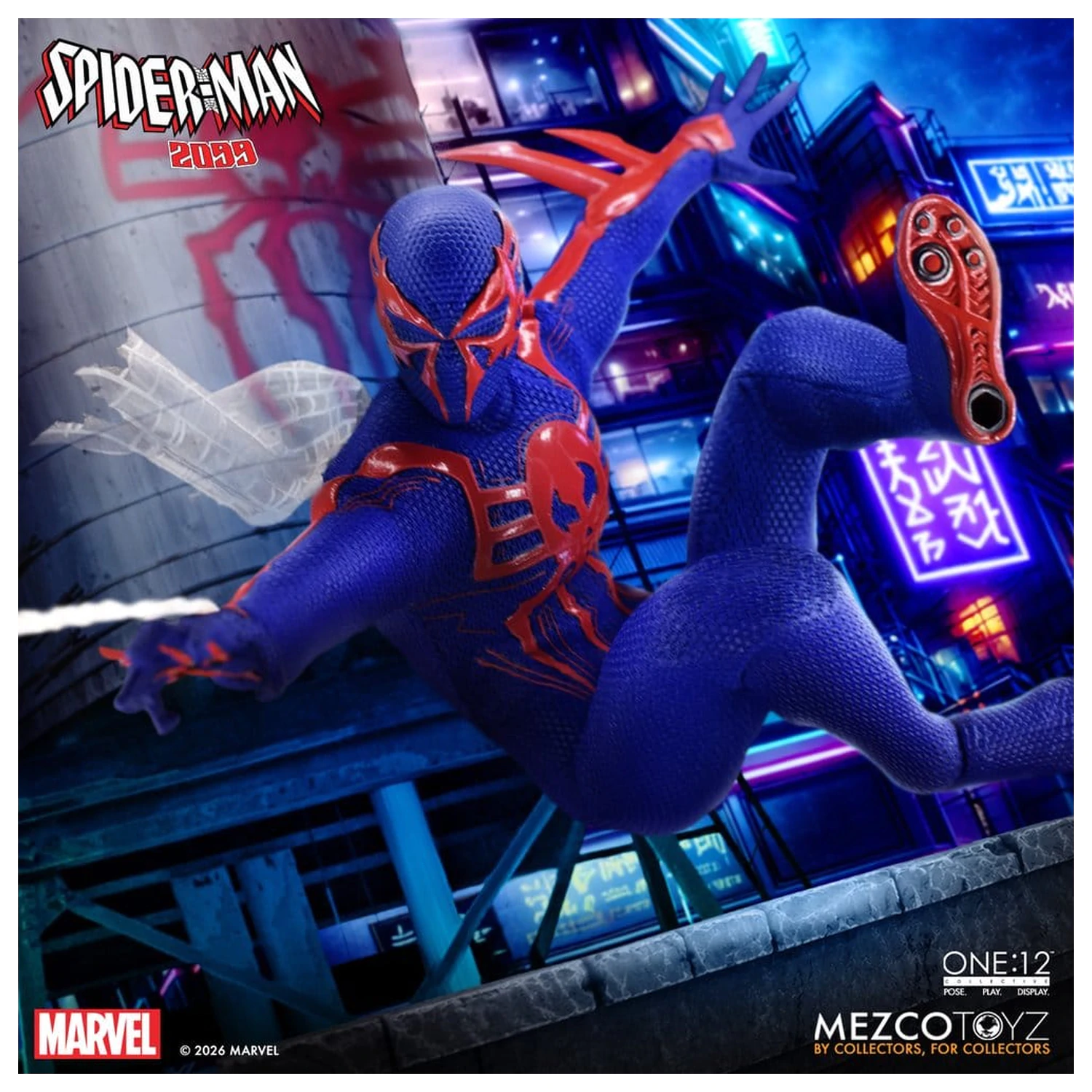 Marvel Comics One:12 Collective 1/12 Spider-Man 2099 akciófigura 17 cm termékfotó