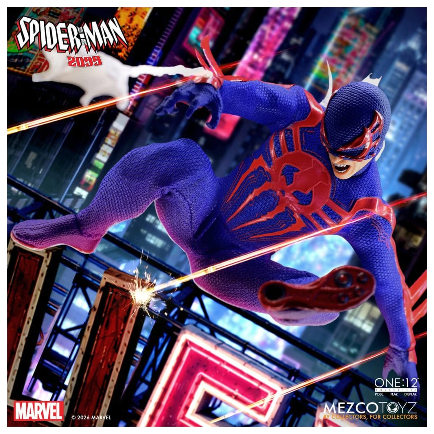 Marvel Comics One:12 Collective 1/12 Spider-Man 2099 akciófigura 17 cm termékfotó
