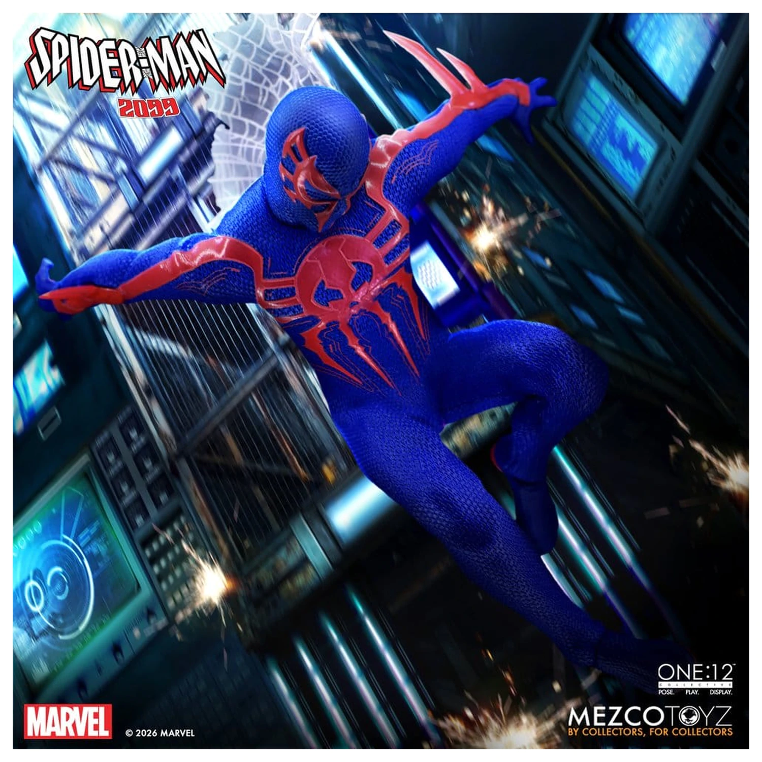 Marvel Comics One:12 Collective 1/12 Spider-Man 2099 akciófigura 17 cm termékfotó