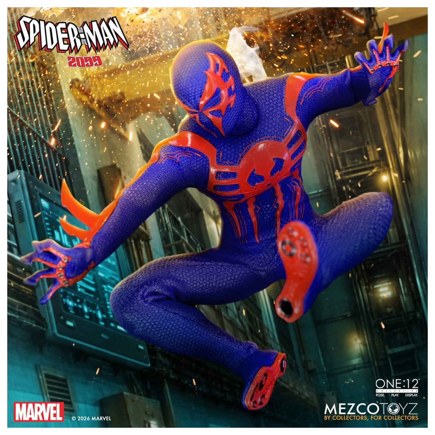 Marvel Comics One:12 Collective 1/12 Spider-Man 2099 akciófigura 17 cm termékfotó