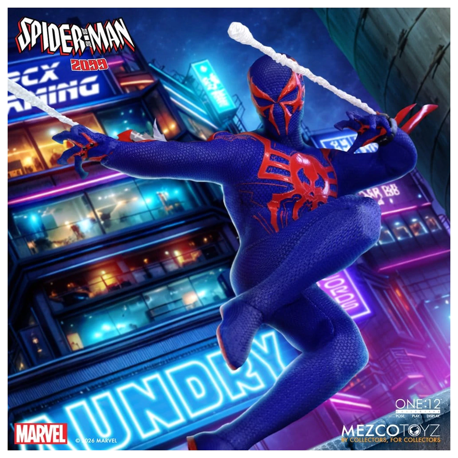 Marvel Comics One:12 Collective 1/12 Spider-Man 2099 akciófigura 17 cm termékfotó