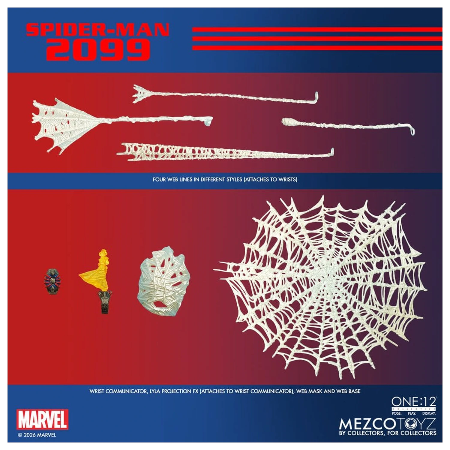 Marvel Comics One:12 Collective 1/12 Spider-Man 2099 akciófigura 17 cm termékfotó