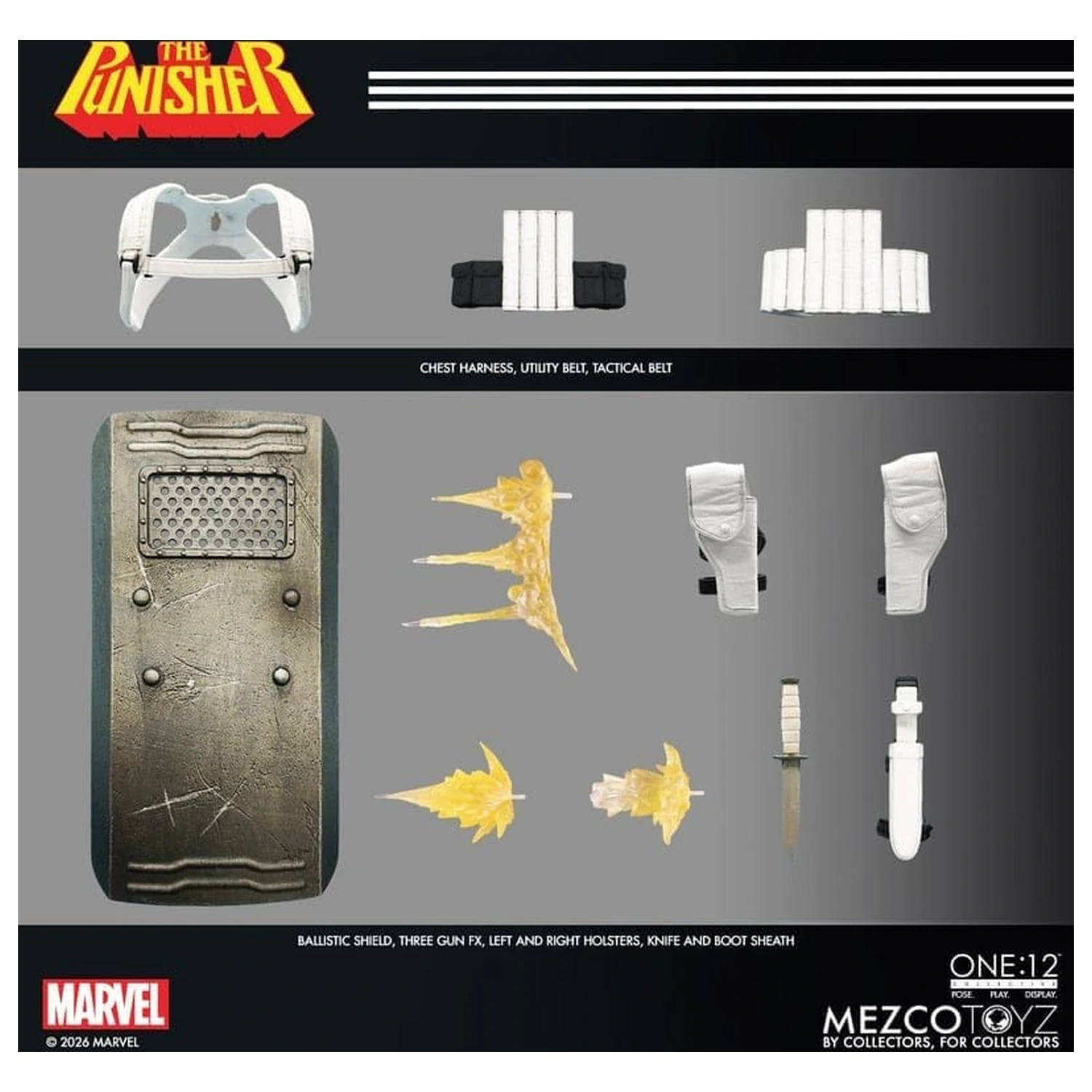 Marvel Comics One:12 Collective akciófigura 1/12 Punisher 17 cm termékfotó