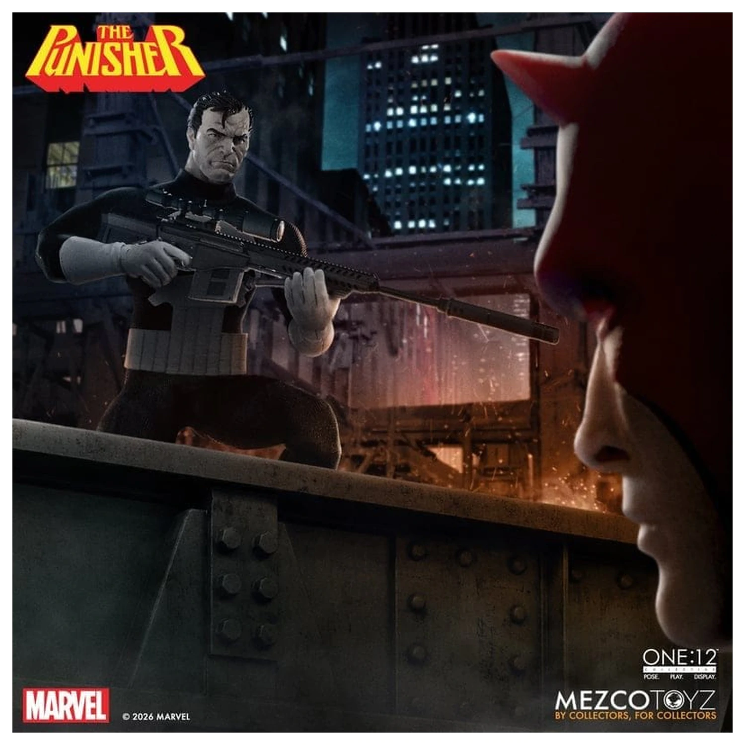 Marvel Comics One:12 Collective akciófigura 1/12 Punisher 17 cm termékfotó