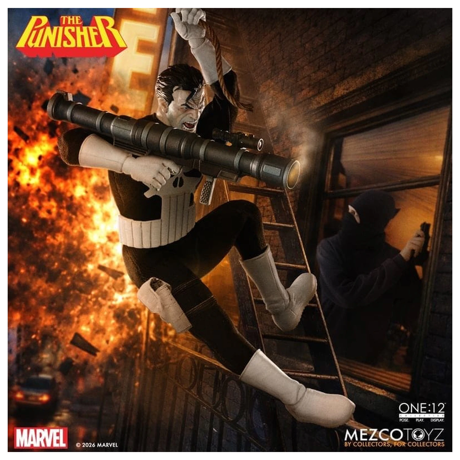 Marvel Comics One:12 Collective akciófigura 1/12 Punisher 17 cm termékfotó