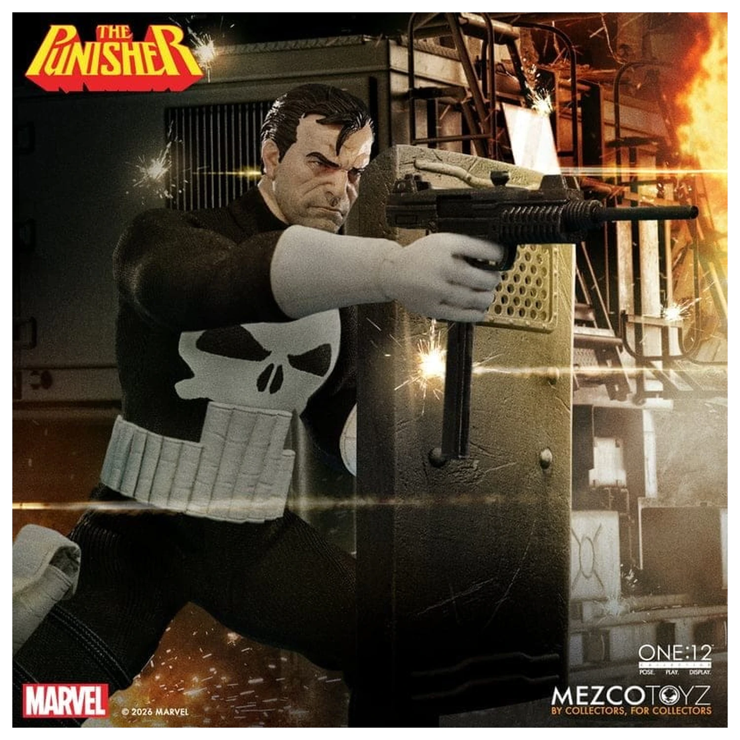 Marvel Comics One:12 Collective akciófigura 1/12 Punisher 17 cm termékfotó