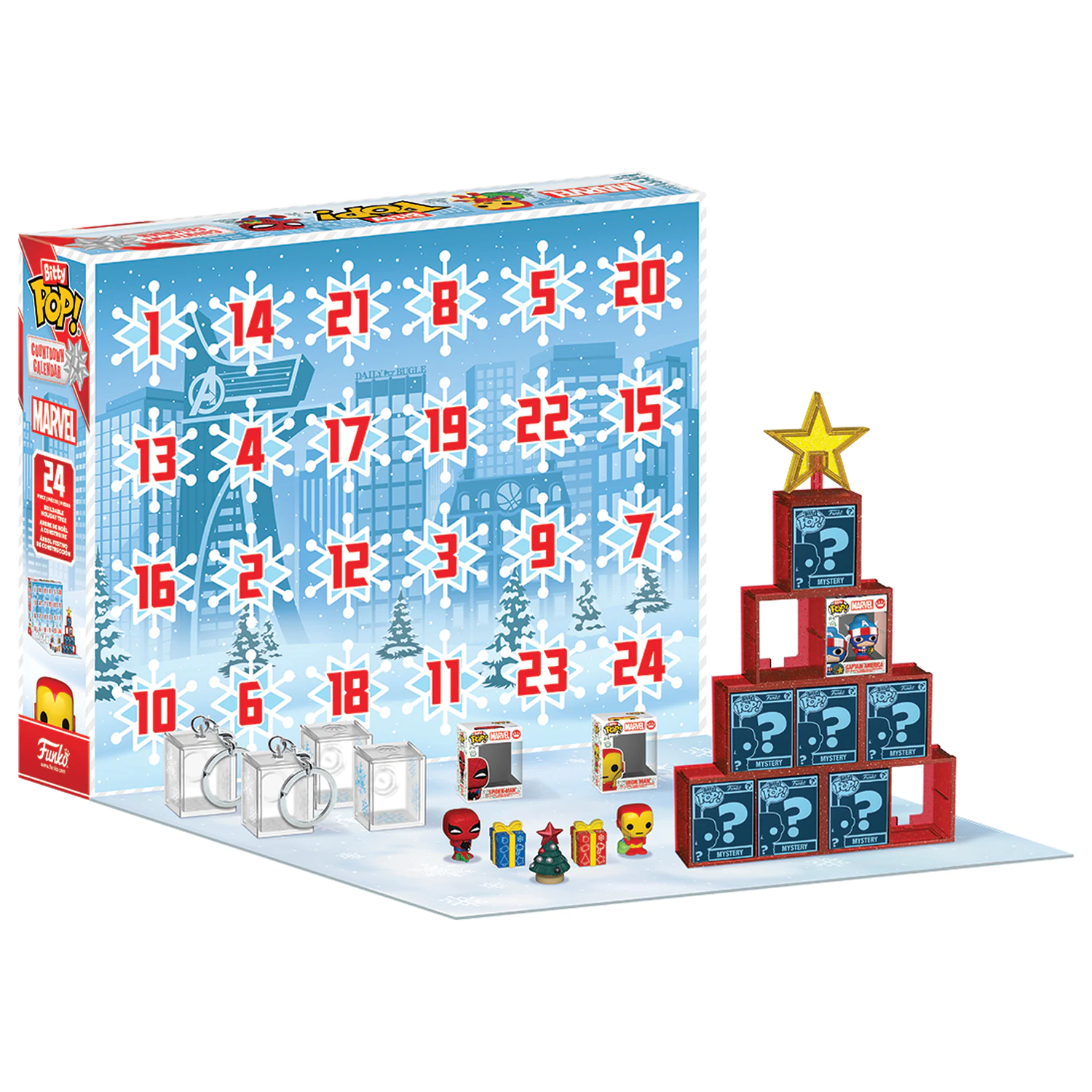 Marvel Comics Bitty Funko POP! adventi kalendárium termékfotó