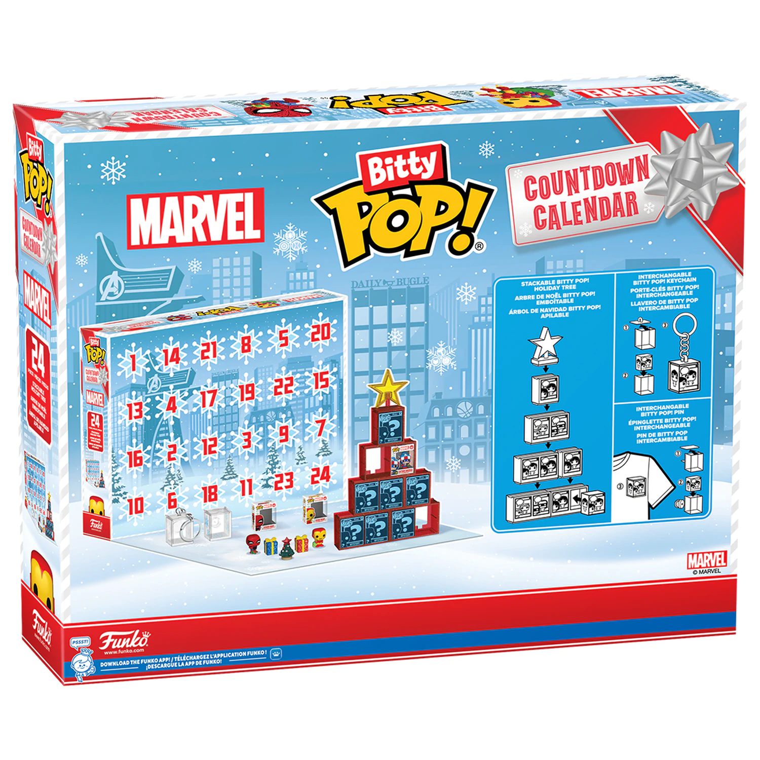 Marvel Comics Bitty Funko POP! adventi kalendárium termékfotó