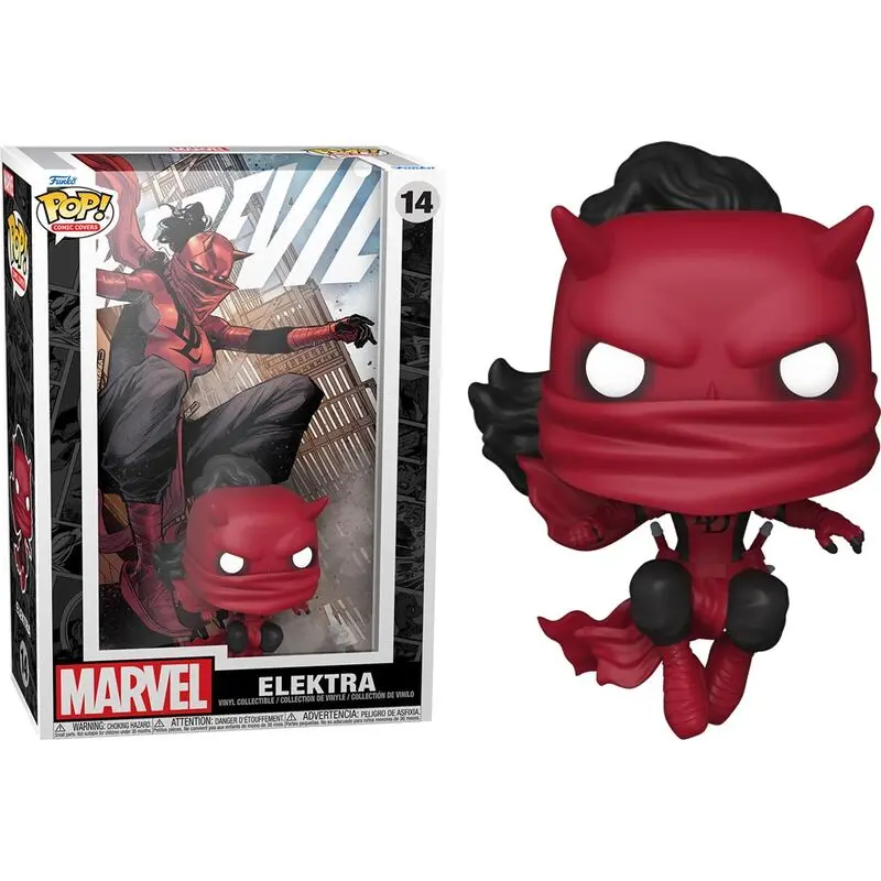 Marvel Comics POP! Comic Cover Vinyl figura Elektra Daredevil 9 cm termékfotó