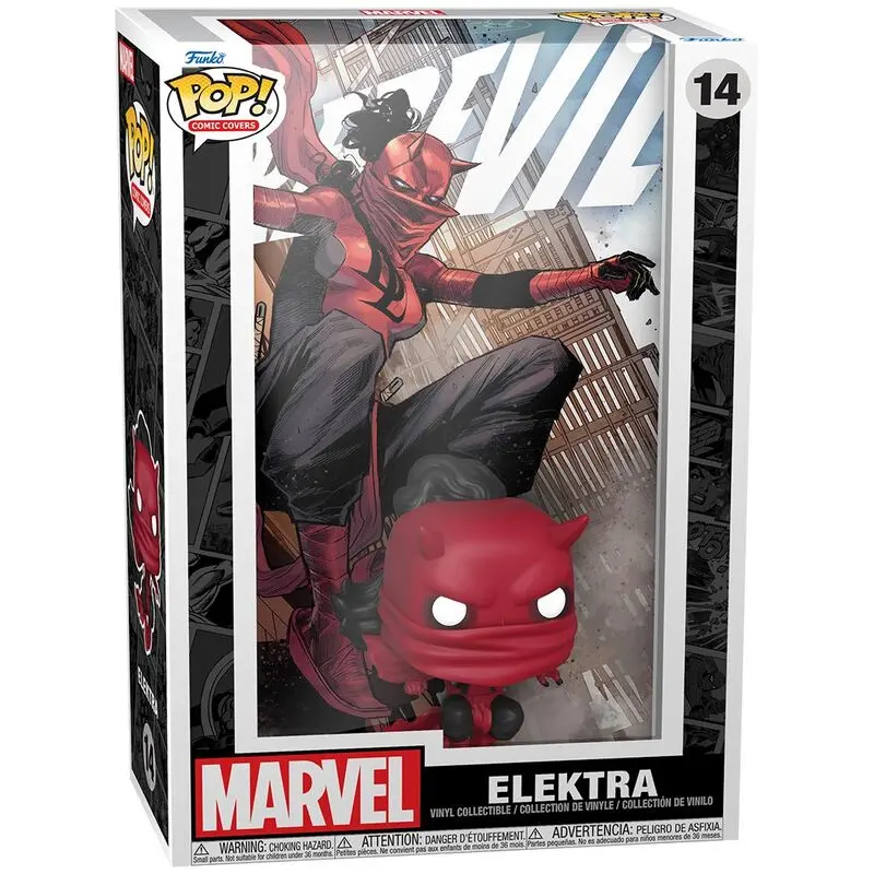 Marvel Comics POP! Comic Cover Vinyl figura Elektra Daredevil 9 cm termékfotó