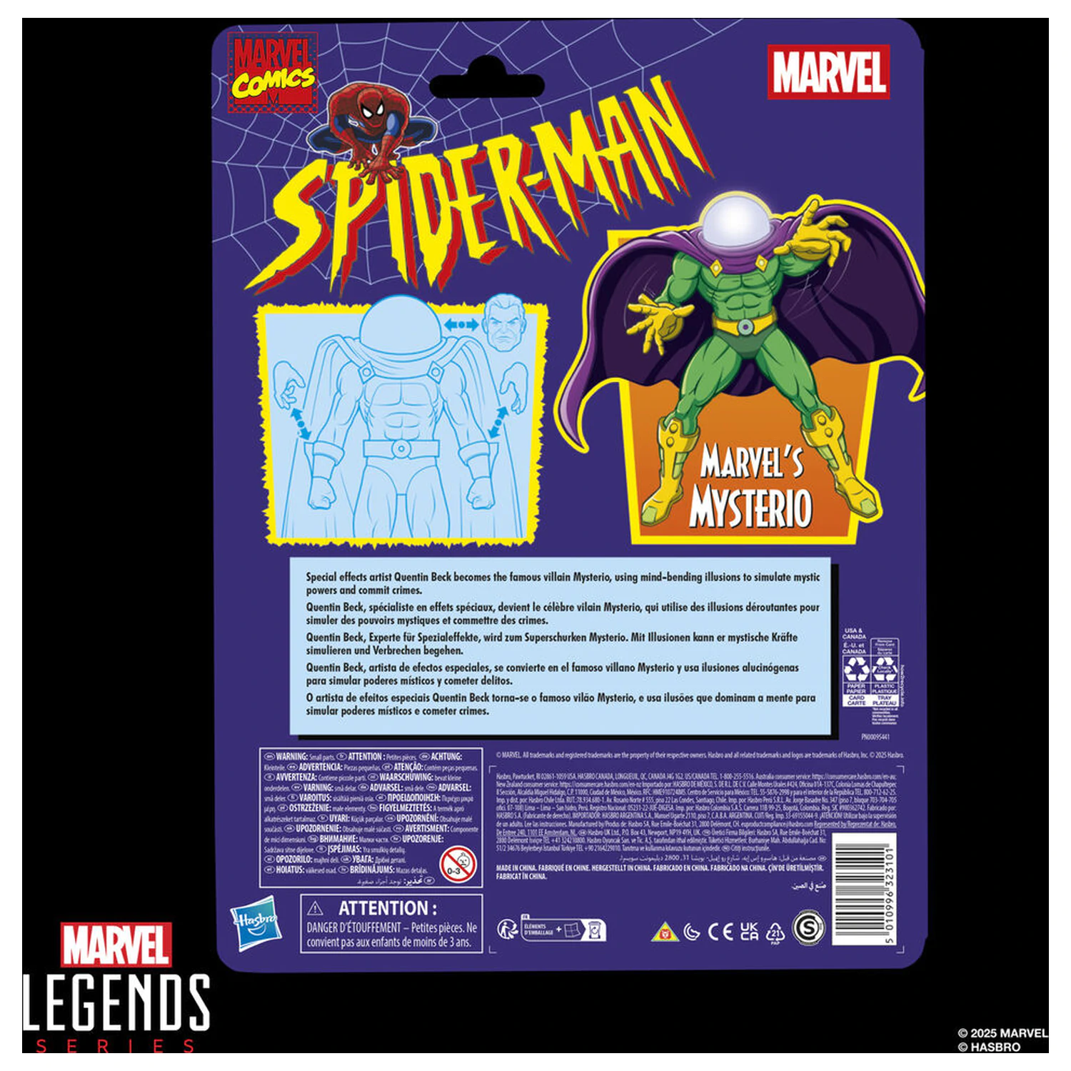 Marvel Comics Spider-Man Mysterio figura 15cm termékfotó