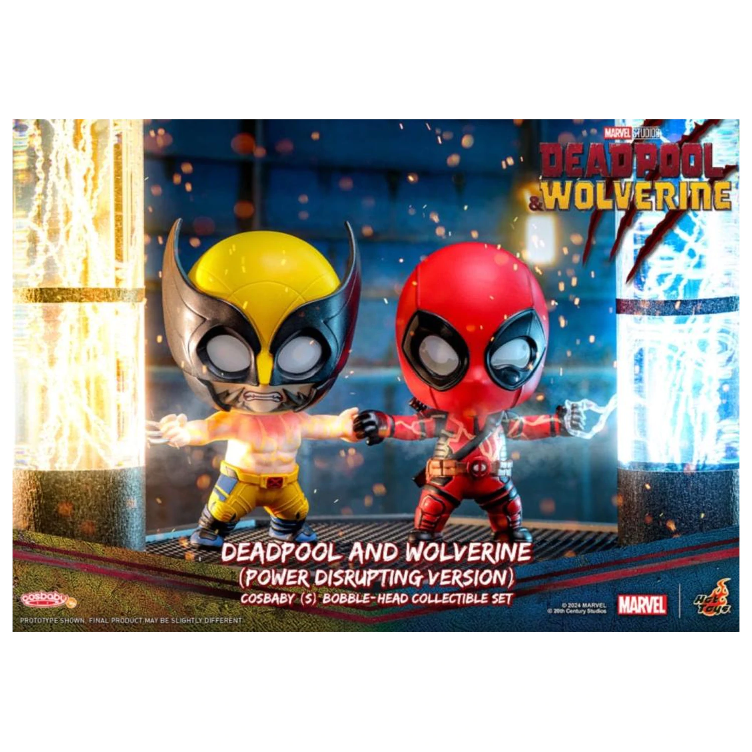 Marvel Cosbaby Wave 3 Deadpool & Wolverine Power Disrupting termékfotó