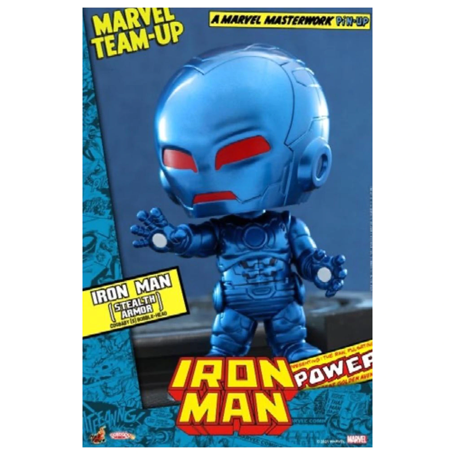 Marvel Cosbaby Wave 3 Iron Man Stealth Armor termékfotó
