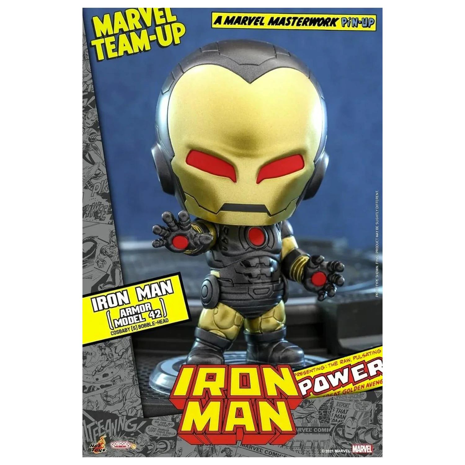 Marvel Cosbaby Wave 4 Iron Man Armor Model 42 termékfotó
