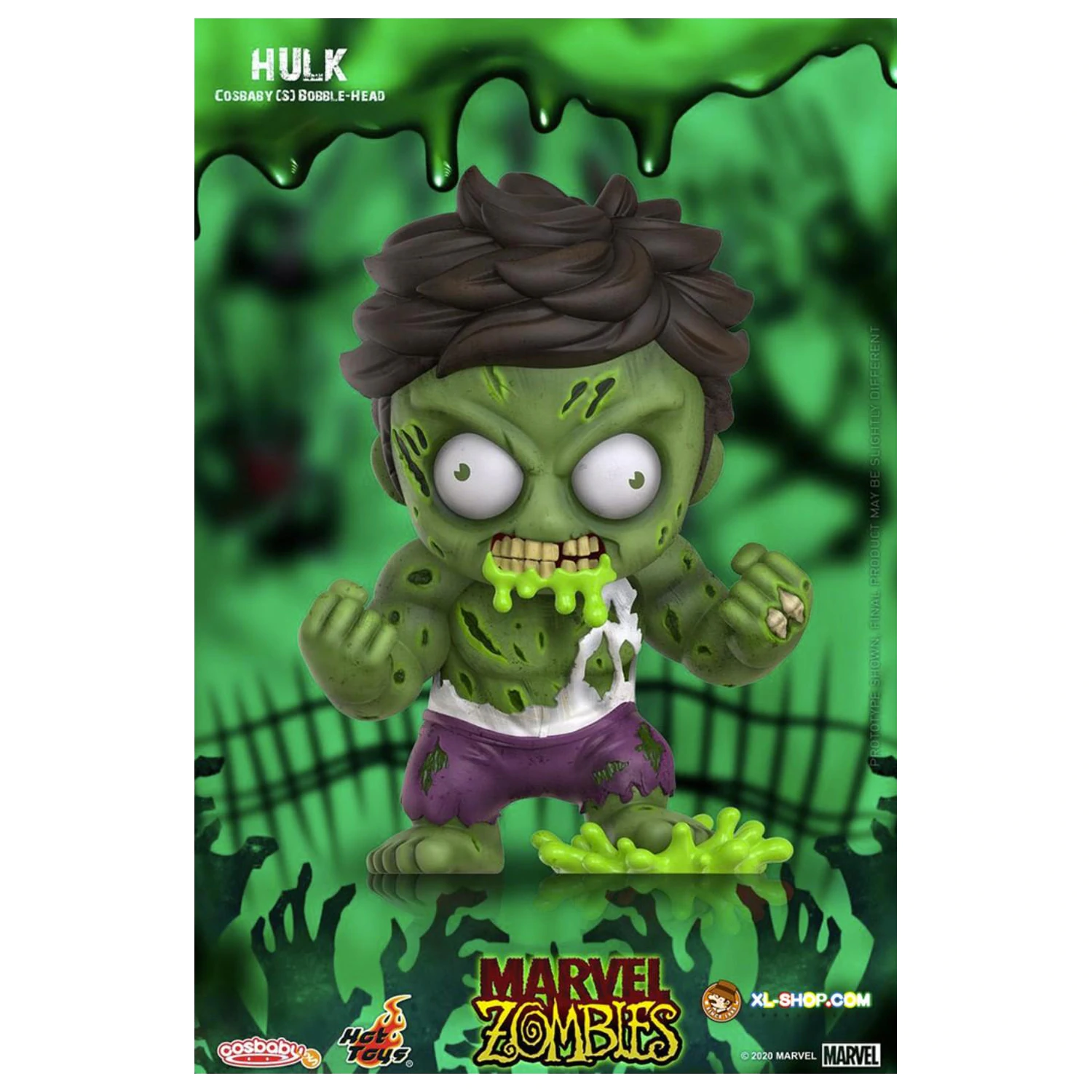 Marvel Cosbaby Wave 4 Zombie Hulk termékfotó