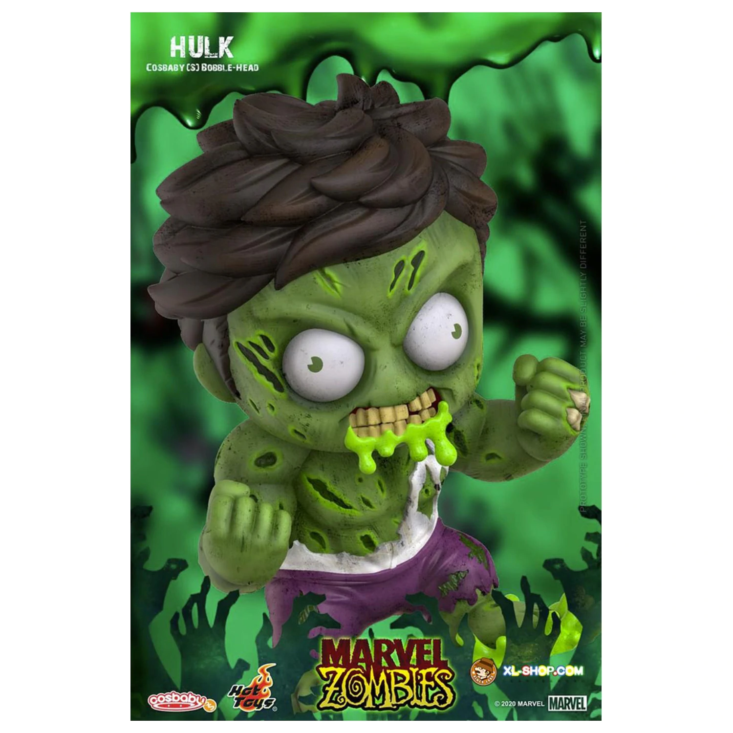 Marvel Cosbaby Wave 4 Zombie Hulk termékfotó