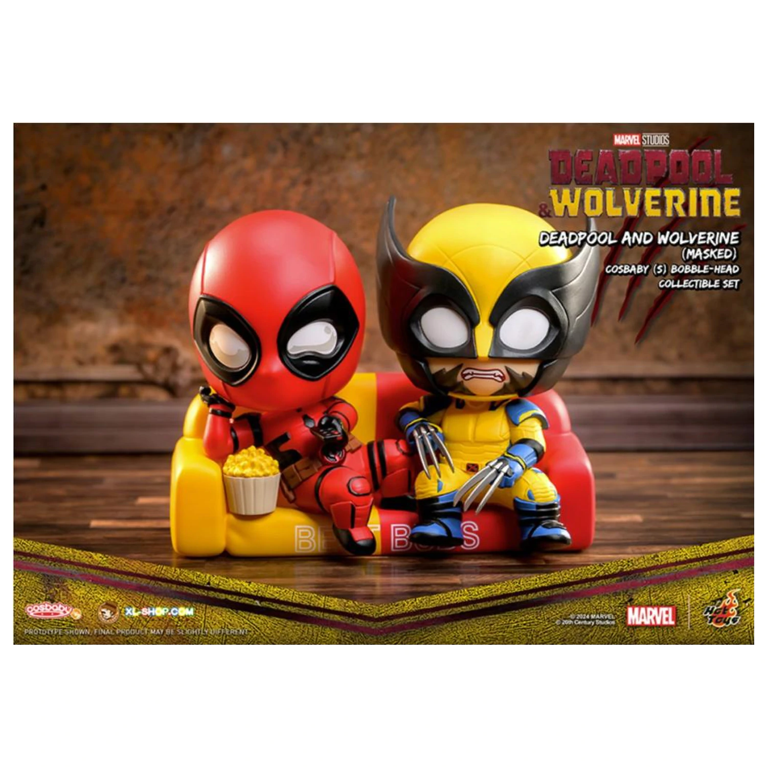 Marvel Cosbaby Wave 5 Deadpool & Wolverine Masked termékfotó